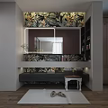 Minimalist Modern Bathroom With Clawfoot Tub And Glass Shower
