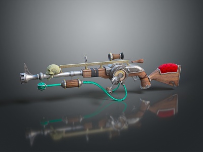 Sniper rifle sight sniper rifle sci-fi sniper rifle 3d model