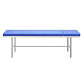 Medical Examination Table With Blue Padded Surface And Sturdy Metal Frame 3d model