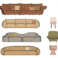Modern Accent Chairs With Multiple Colors Beige Brown Gray Green Pink Cushions And Contemporary Style