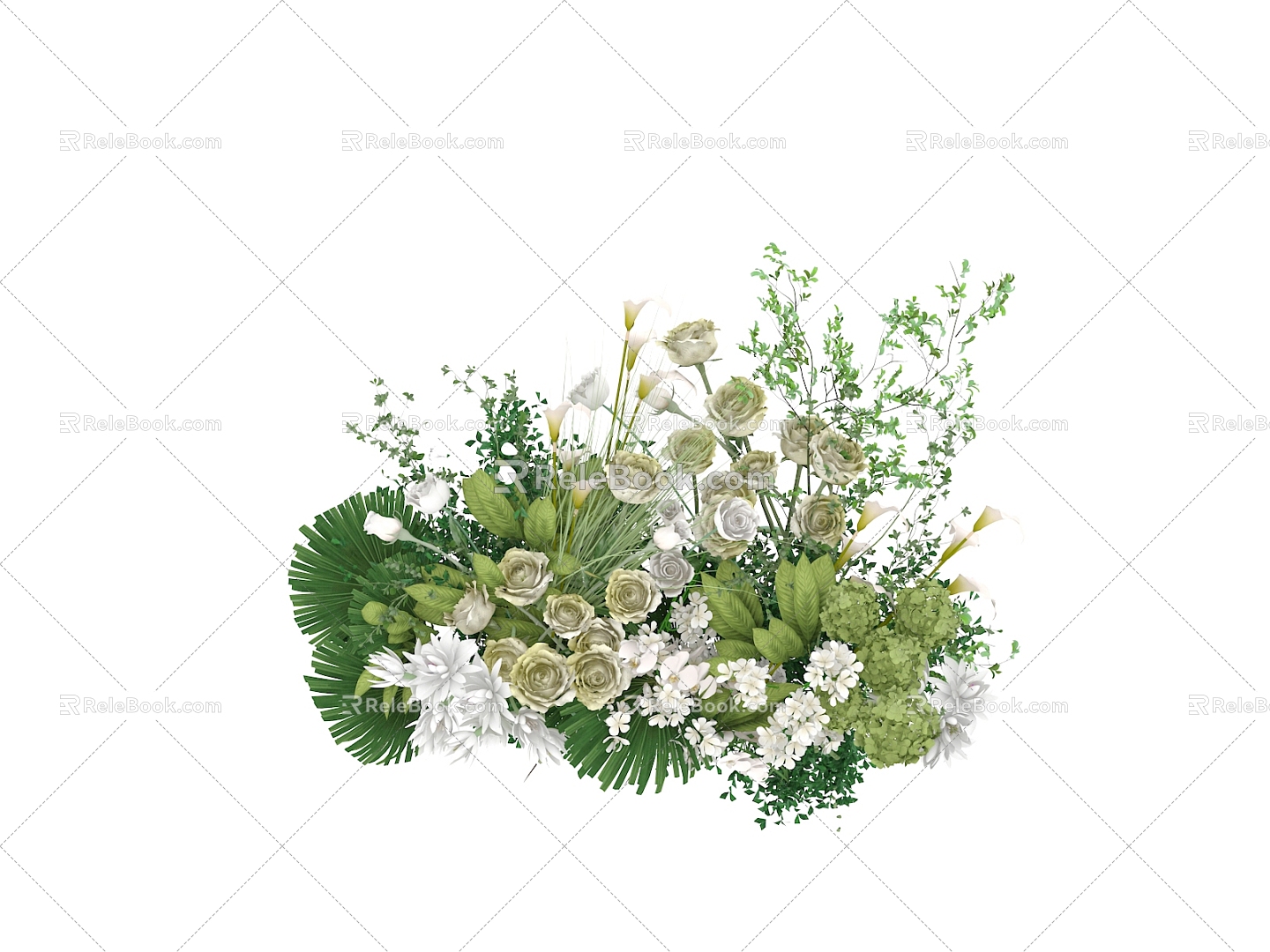 Flower bouquet 3d model