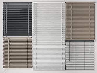 Modern venetian blinds 3d model