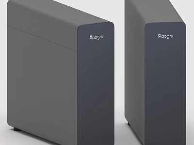Two Modern Grey Zooguo Imagers Daily Electrical Appliances For Home Use 3d model