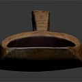 Handmade Wooden Scoop With Natural Grain And Ergonomic Handle Design