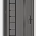 Modern Security Doors With Different Panel Patterns And Textured Designs For Home Safety 3d model