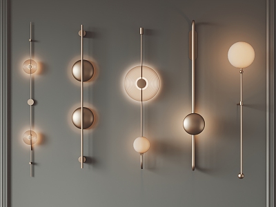 Modern wall lamp 3d model