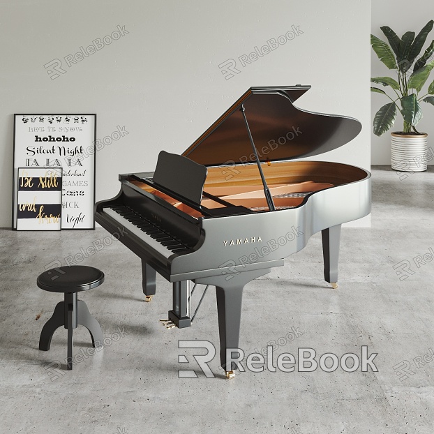 Modern Piano Grand Piano model