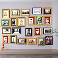 Hanging picture frame photo frame wall decoration decorative painting 3d model