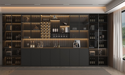 Wine Cabinet 3d model