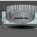 Modern Preface Hall Classical Preface Hall 3d model