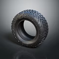 High Quality Off Road Car Tire With Deep Tread Pattern And Durable Rubber 3d model