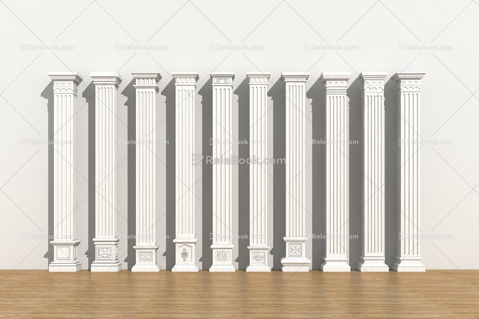 European column 3d model