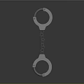 Heavy Duty Metal Handcuffs Reliable Hardware Tools for Security and Law Enforcement