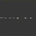 Cold weapons Sword Axe Hook Fork Spear Trident Melee Weapon Military 3d model