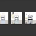 Modern Game Machine Cartoon Game Machine Cartoon Arcade 3d model