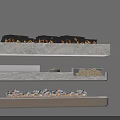 Modern Fireplace Designs With Marble Surround Burning Flames Firewood Storage And Decorative Tray