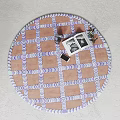 Modern Round Carpet 3d model