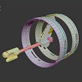 Advanced Space Exploration Using Metallic Ring Structure As Key Spacecraft Orbital Component