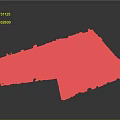 3D City Model Layout With Streets Buildings Green Spaces And Trees