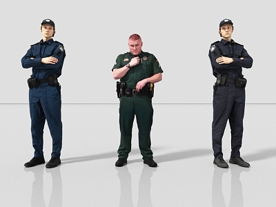 Police Foreign Police Security Police Tolerance 3d model
