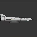 Space And Aerospace Ballistic Missile Model With Silver Yellow Blue Wings Tail Structure