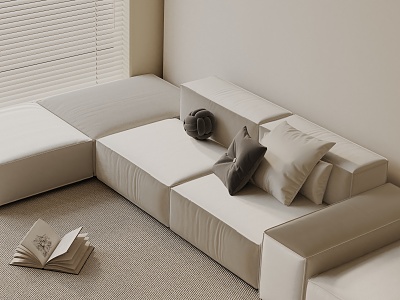 Three-seat sofa model