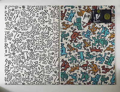 Unique Square Rug With Abstract Character Patterns In Colorful And Monochrome Designs 3d model