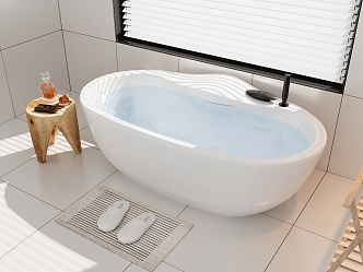 Creative Bathtub Modern Bathtub 3d model