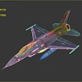 Advanced Gray Jet Fighter With Missiles For Aerospace Exploration