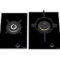 Built In Black Glass Top Gas Stoves For Modern Kitchen Appliances