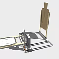 Sports Equipment Shooting Target Stand With Metal Frame And Humanoid Training Target