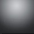 Metal Poles With Wires In Gray Tone Serene Environment With Water Reflection