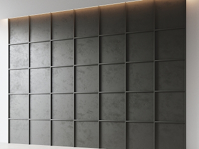 Modern background wall 3d model