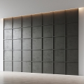 Modern background wall 3d model