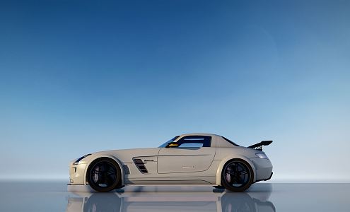 Hyundai sports car Benz sports car 3d model