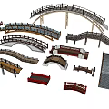 New Chinese Bridge 3d model