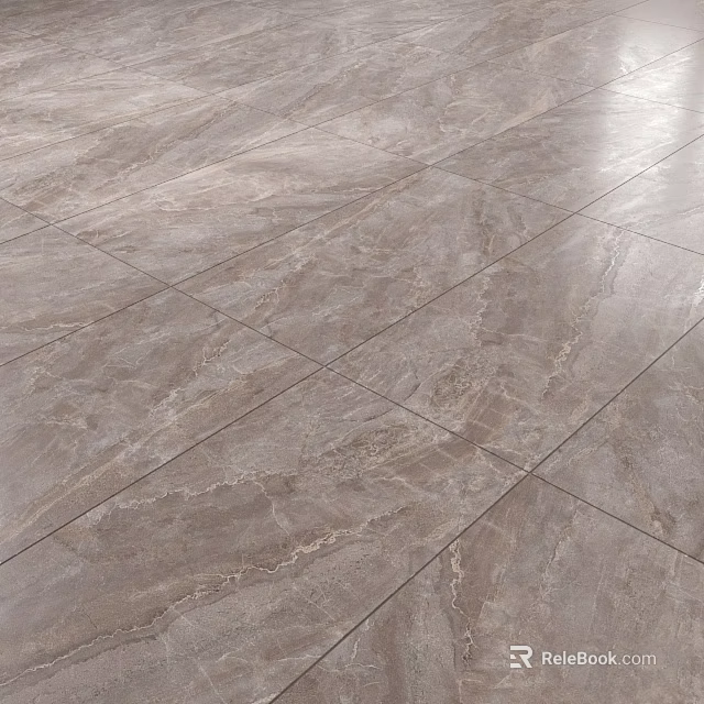Modern Marble Texture Floor Tiles With Natural Pattern And Smooth Surface 3d model