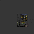 Sunlit Restaurant Interior With Open Layout Wooden Furniture Dish Shelves Chef And Plants