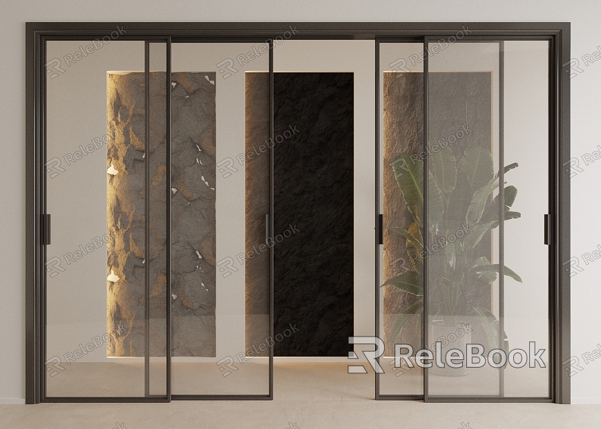 Modern sliding door glass sliding door frosted glass door kitchen door sliding door swing door sliding door balcony door model