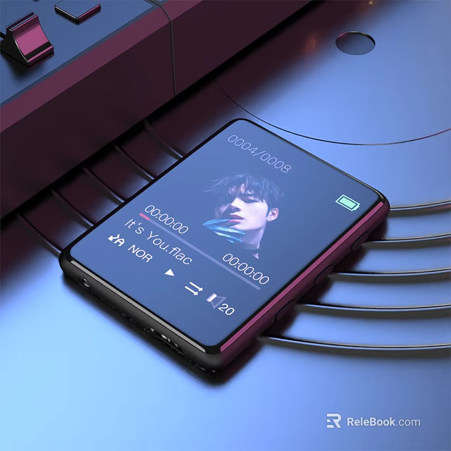 Sleek Smart Music Player With Touch Screen 3d model 