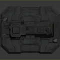 Military Armored Vehicle With Tracked Chassis And Mounted Weapon Systems