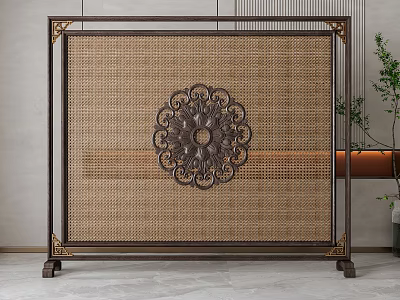 Screen partition 3d model