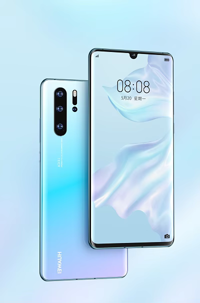Stylish Glass Finish Smartphone With Rear Camera Setup 0808 Time And May 20 3d model