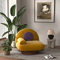 Sofa Single Sofa 3d model