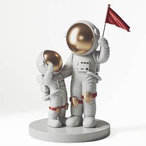 Astronaut Sculpture Ornaments Astronaut 3d model