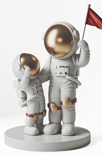 Astronaut Sculpture Ornaments Astronaut 3d model