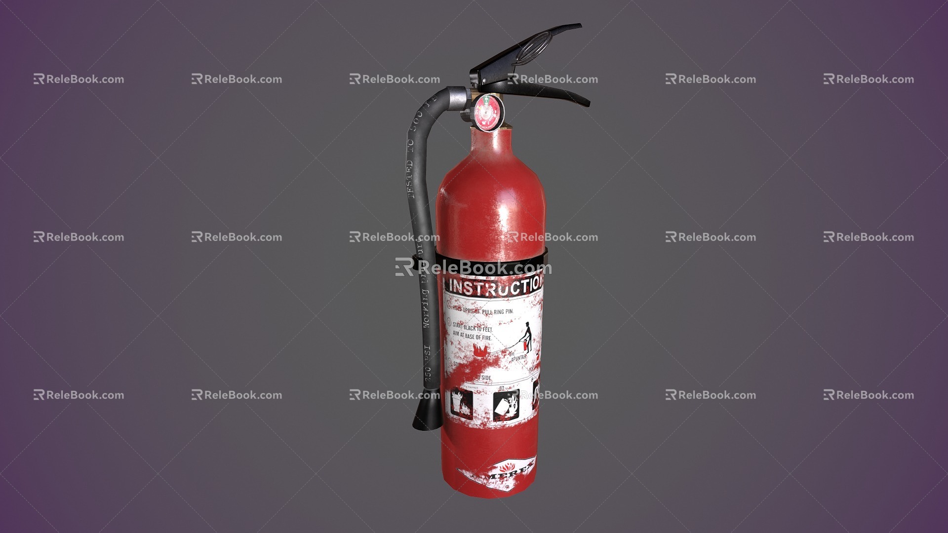 Fire extinguisher Fire fighting 3d model