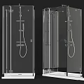 Modern Shower Sauna Interior Design With Glass Enclosure And Steam Shower System