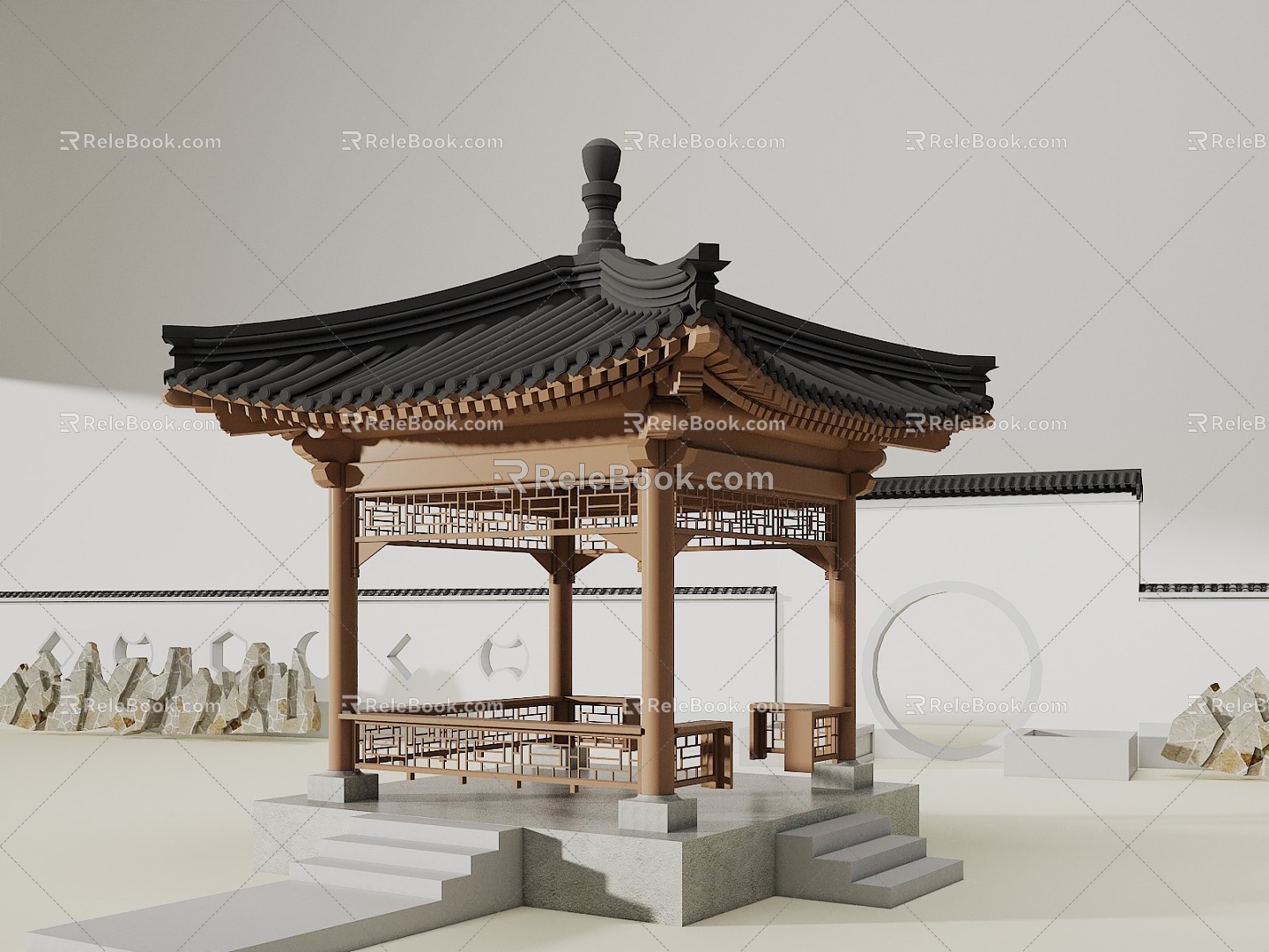 classical pavilion Chinese style pavilion pavilion Chinese style pavilion ancient pavilion landscape pavilion Chinese style pavilion ancient building pavilion 3d model