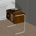 vinyl record player 3d model